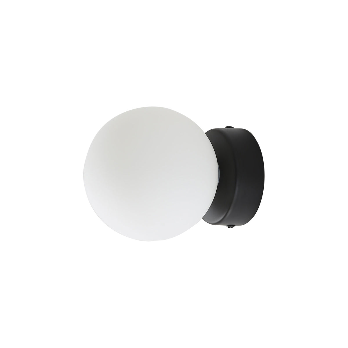 IP44 Opal Glass Vanity Light - Globo G9 Black