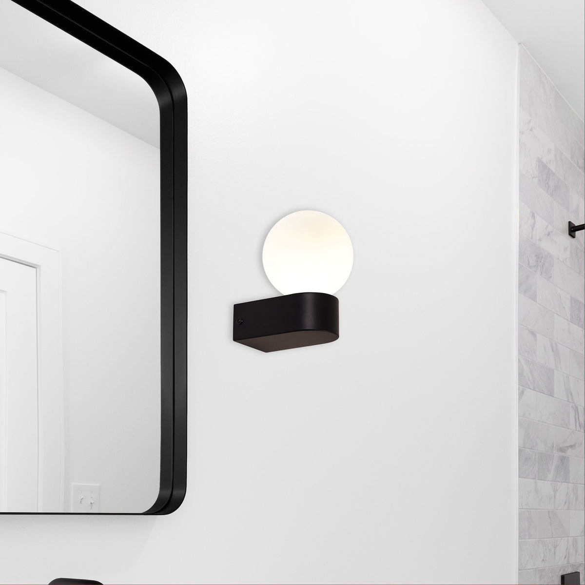 IP44 G9 Wall Light - Minne Black