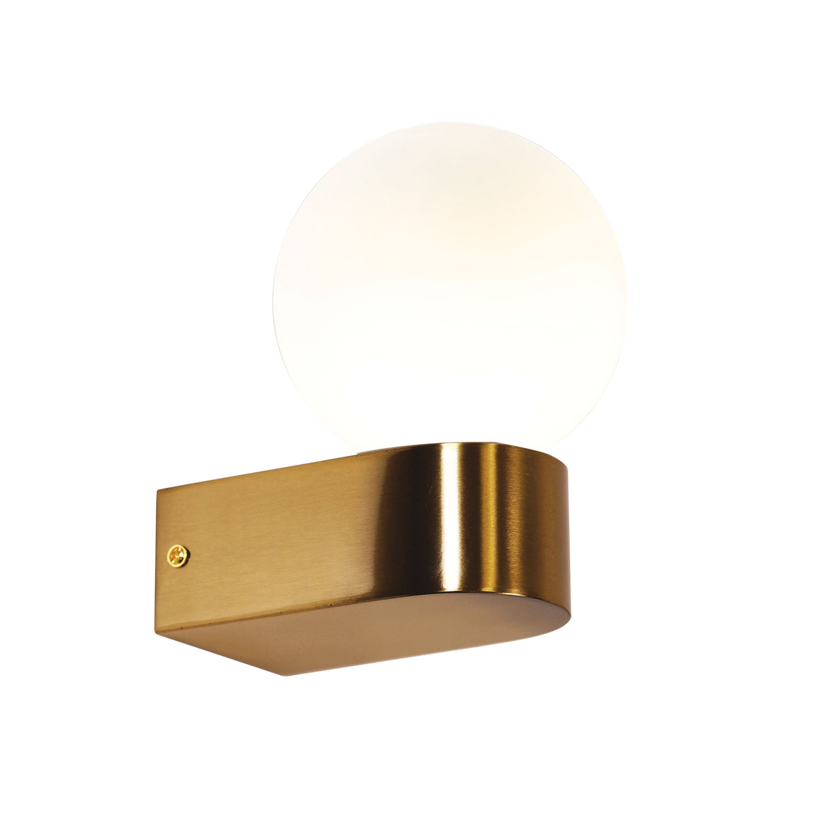 IP44 G9 Wall Light - Minne Satin Brass
