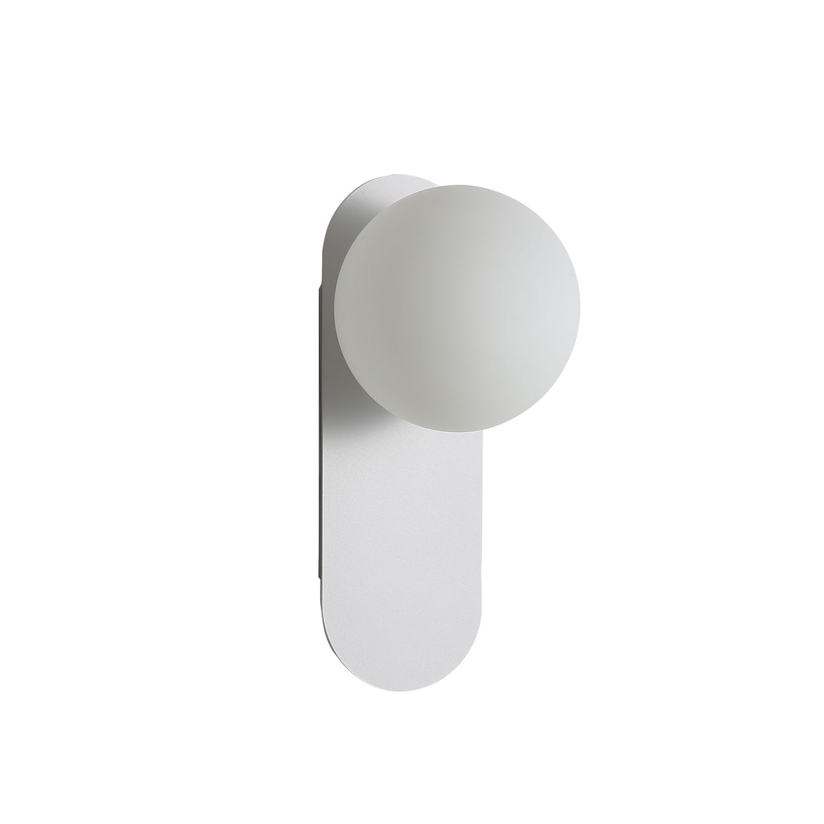 IP44 Opal Glass Wall Light - Ping G9 White