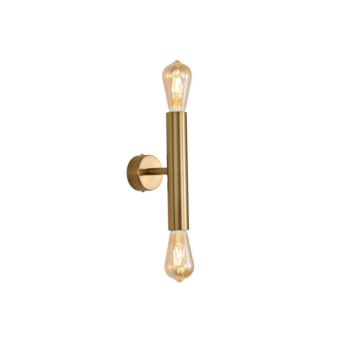 Twin Wall Light - Toli Satin Brass