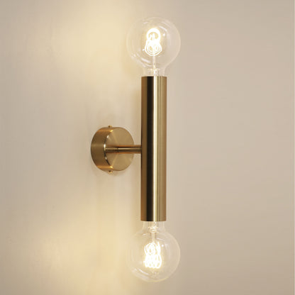 Twin Wall Light - Toli Satin Brass