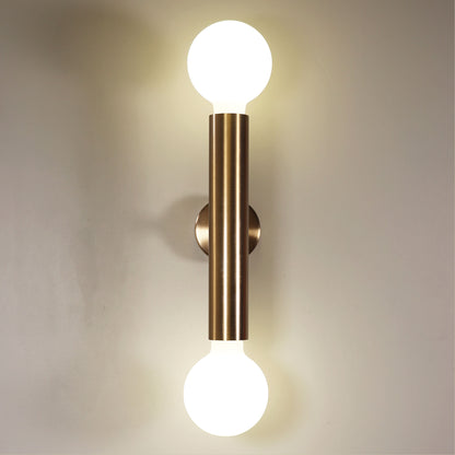 Twin Wall Light - Toli Satin Brass