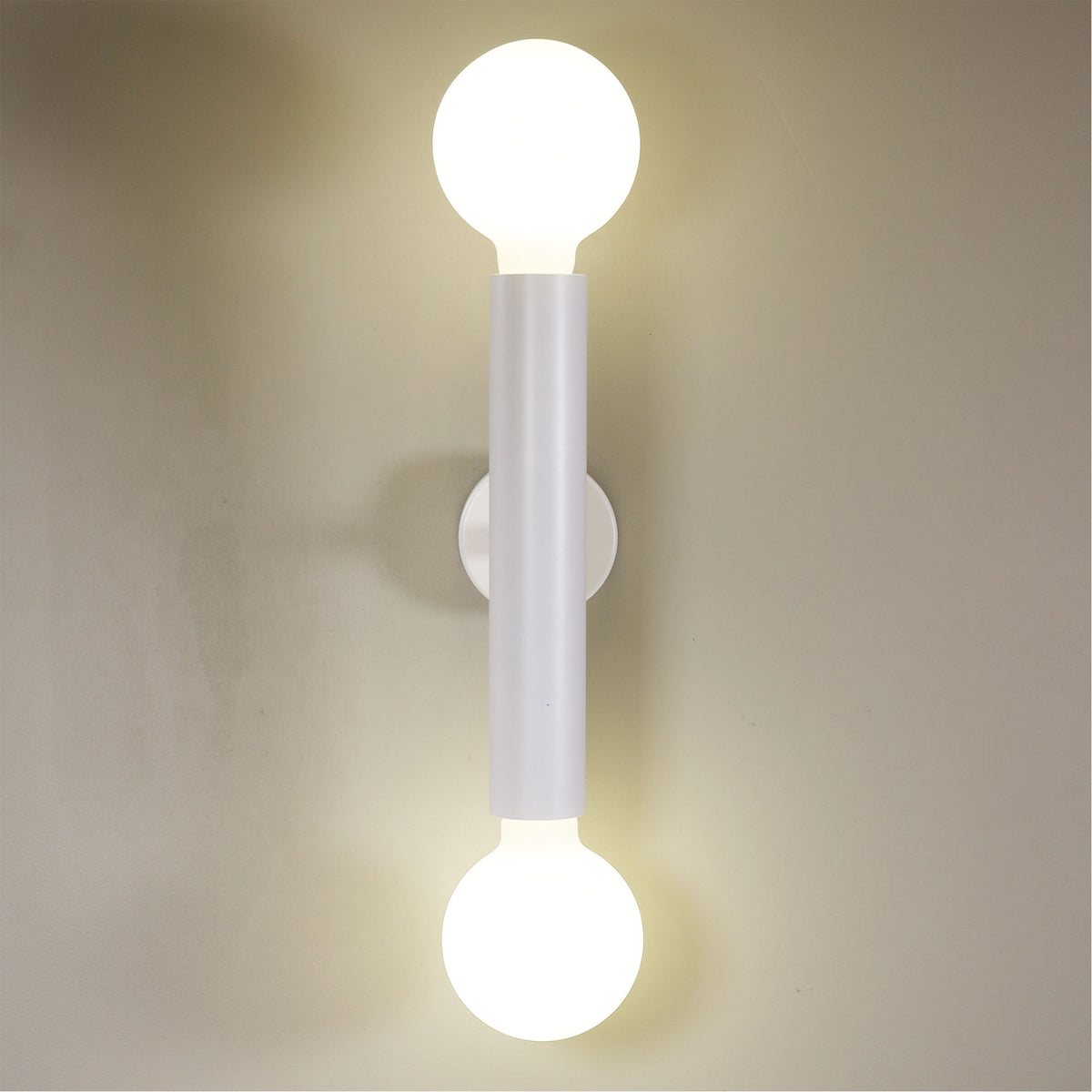 Twin Wall Light - Toli White
