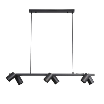 Black Linear Spotlight Pendant - Bridge 6 Black