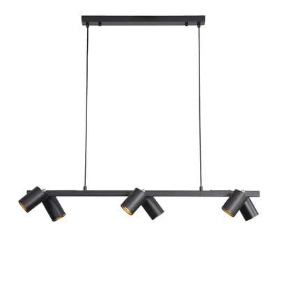 Black Linear Spotlight Pendant - Bridge 6 Black