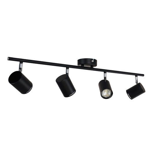 LED Ready Adjustable Spotlight - Baril 4 Light Black