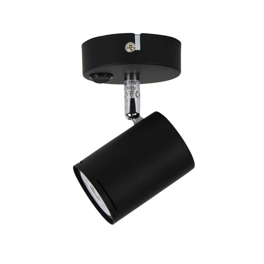 LED Ready Spotlight with Switch - Baril Switched Black