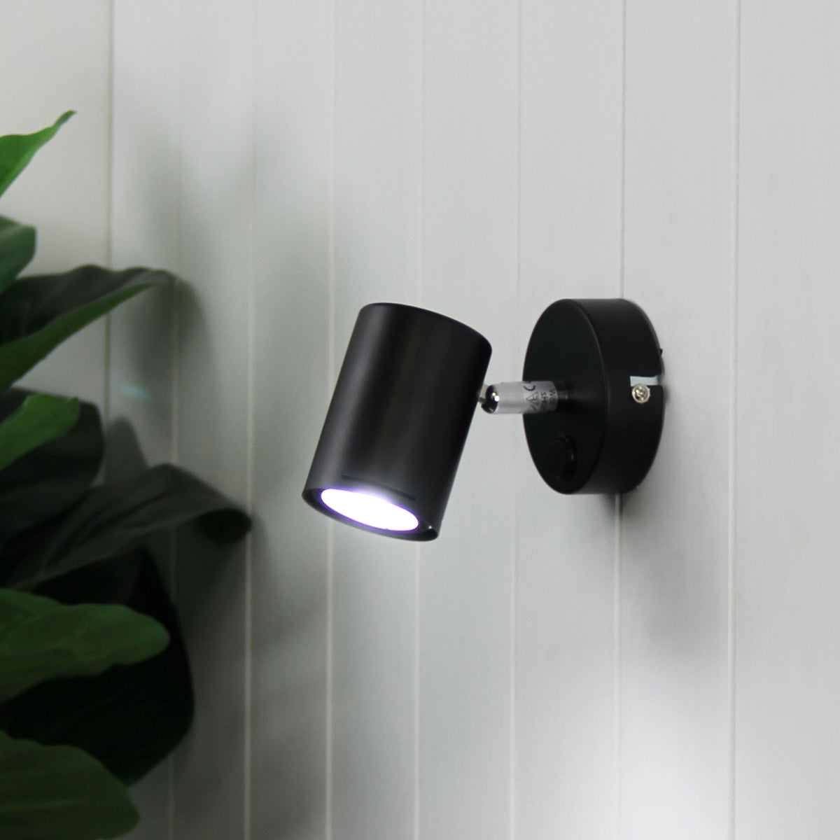 LED Ready Spotlight with Switch - Baril Switched Black