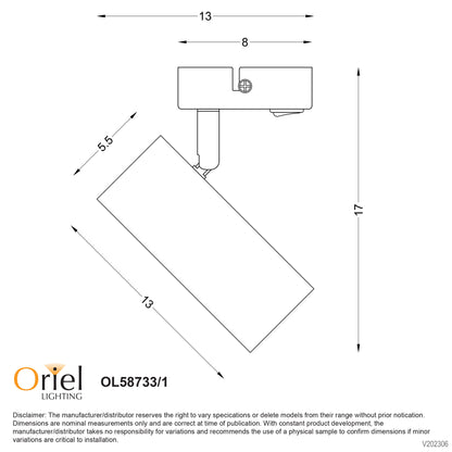 LED Ready Spotlight with Switch Black - Ultra Switched Black