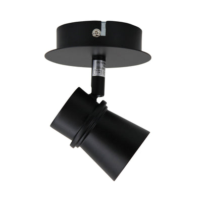 LED Ready Adjustable Spotlight GU10 Black - Yarra 1 Light