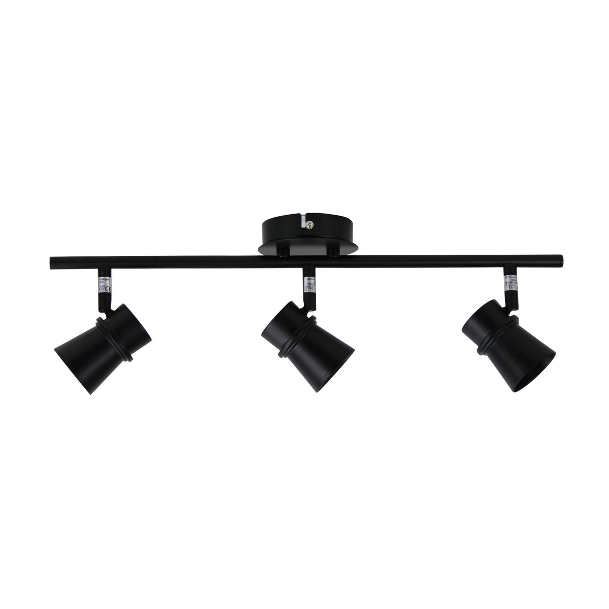 LED Ready Adjustable Spotlight GU10 Black - Yarra 3 Light