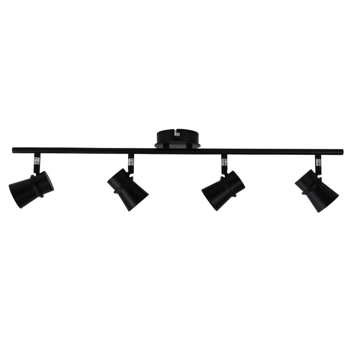 LED Ready Adjustable Spotlight GU10 Black - Yarra 4 Light