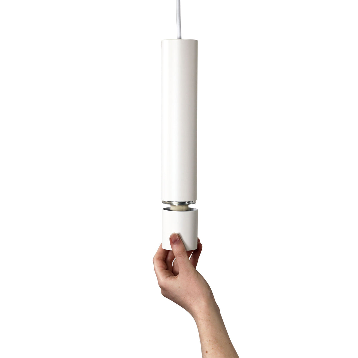Urban Retro Pendant LED Ready - Tig White