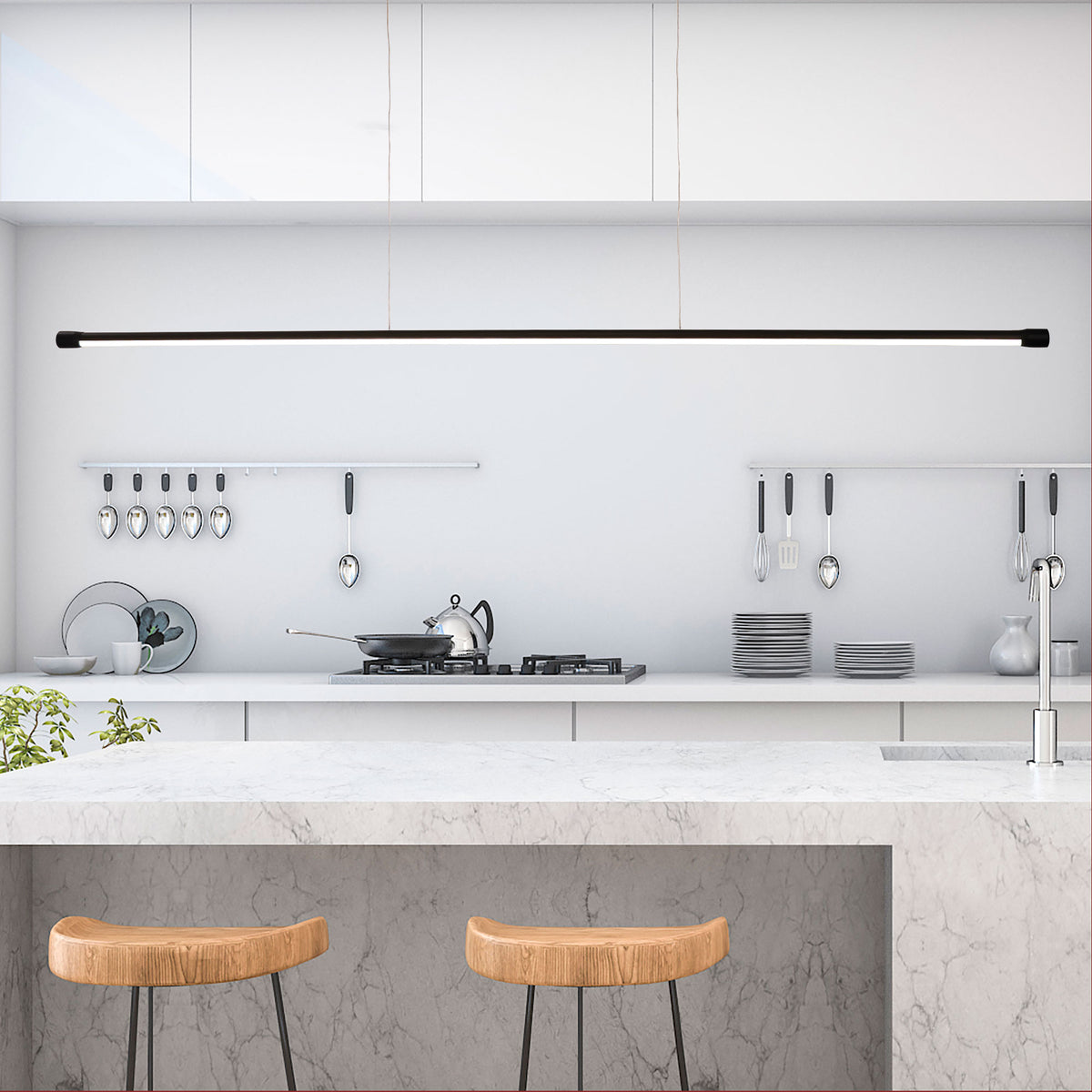 Tricolour Slimiline LED Pendant - Edge.1500 New Cts