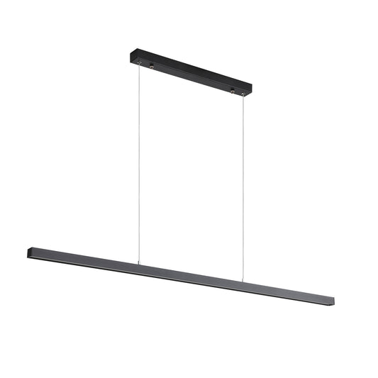Slimline Tricolour LED Linear Pendant - Shard.1200 Black