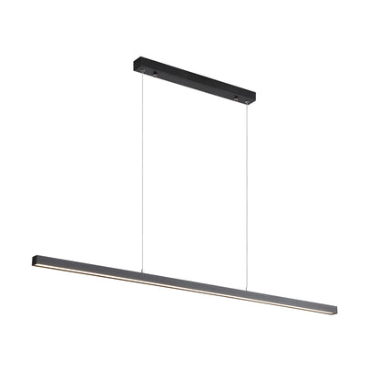 Slimline Tricolour LED Linear Pendant - Shard.1200 Black