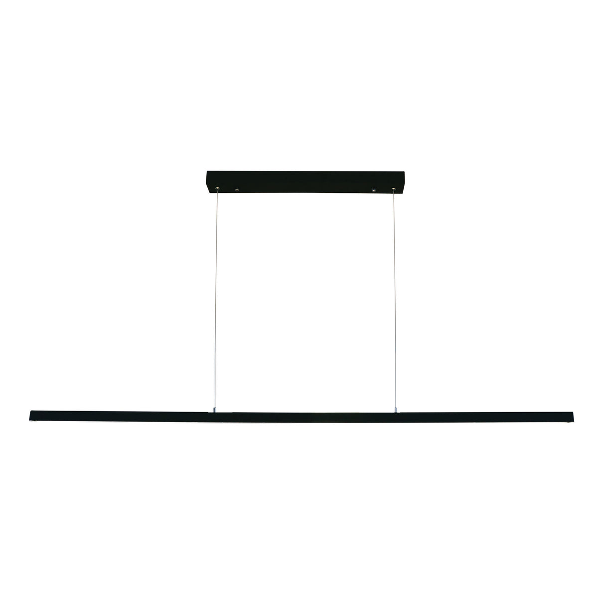 Slimline Tricolour LED Linear Pendant - Shard.1500 Black
