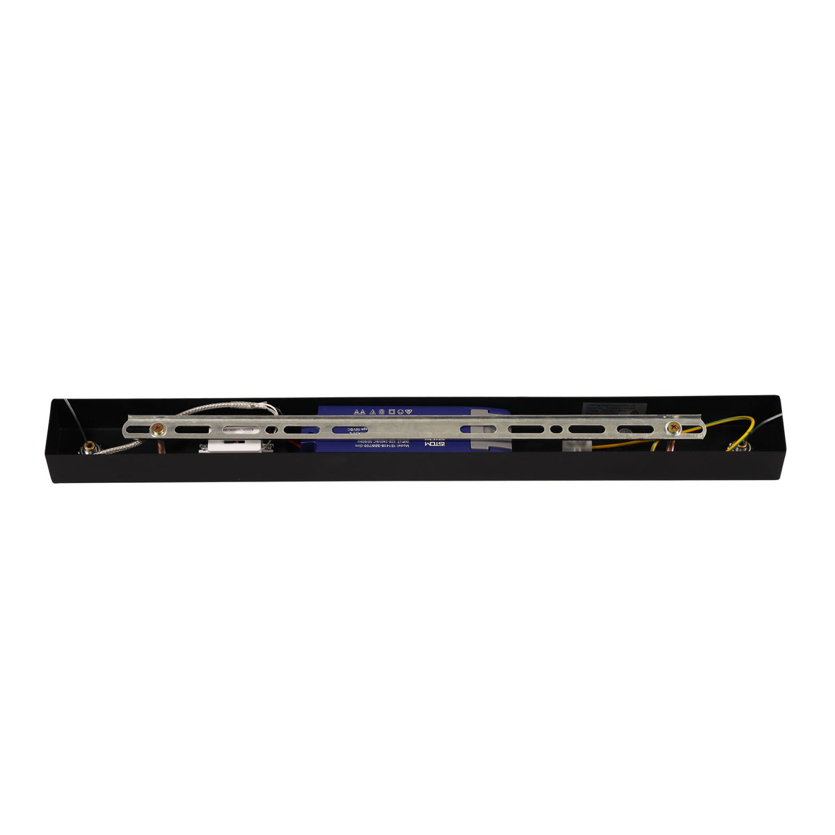 Slimline Tricolour LED Linear Pendant - Shard.1500 Black