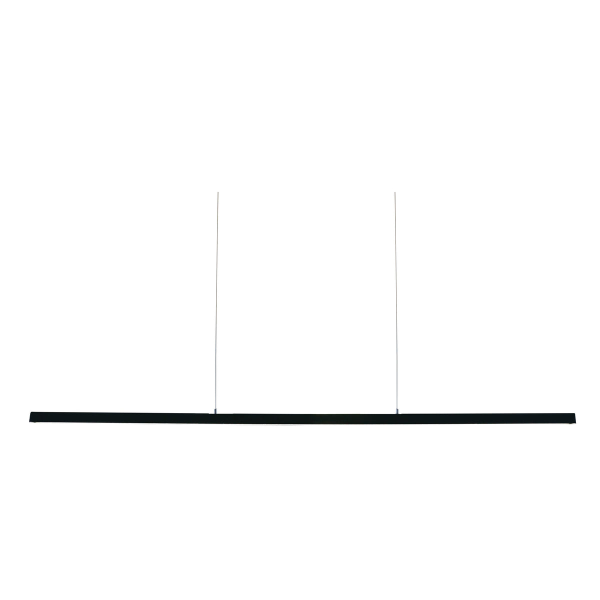 Slimline Tricolour LED Linear Pendant - Shard.1500 Black