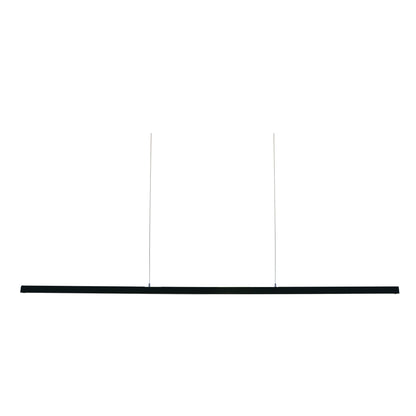 Slimline Tricolour LED Linear Pendant - Shard.1500 Black