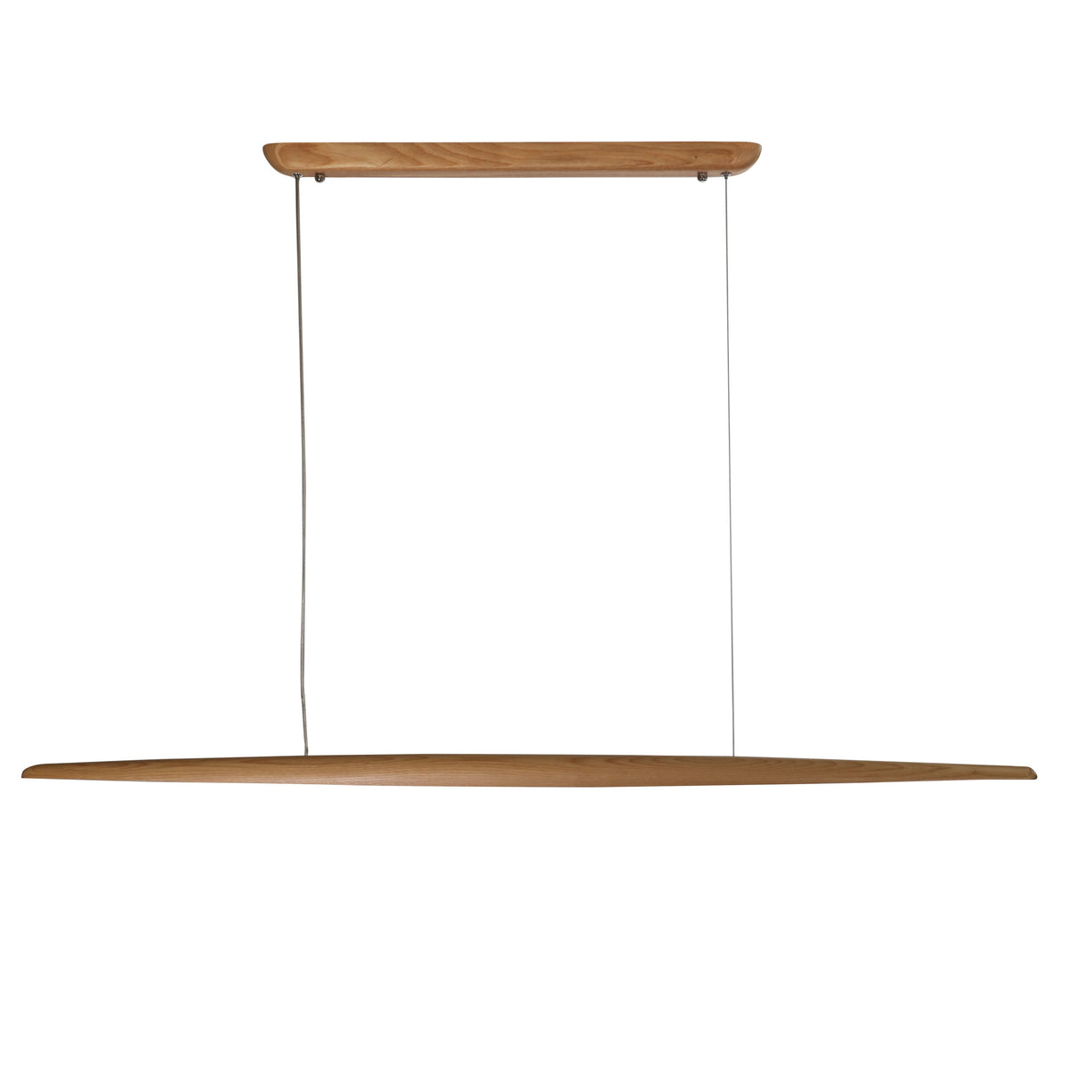 Ash Wood Tricolour LED Linear Pendant - Eastoft