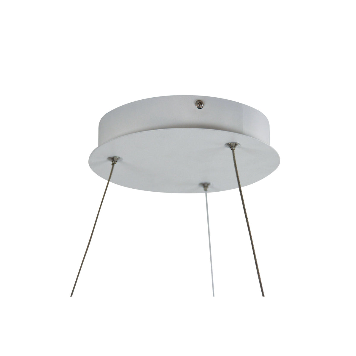 Modern Tricolour LED Halo Pendant - Cronus.60 White