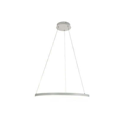 Modern Tricolour LED Halo Pendant - Cronus.60 White