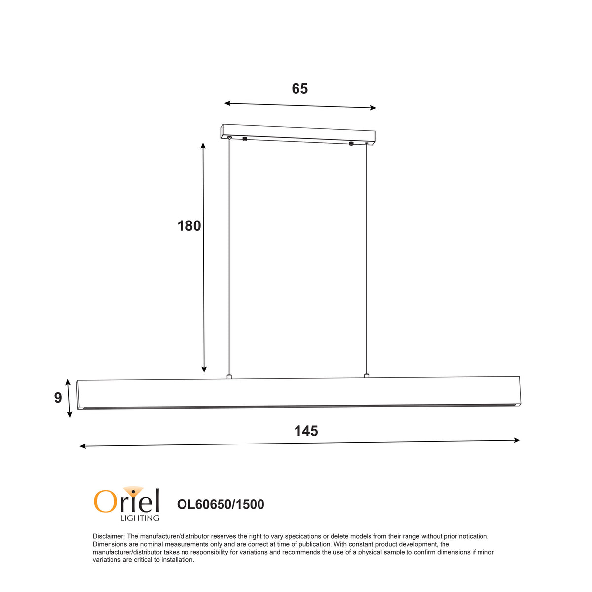 Ash Wood Tricolour LED Linear Pendant - Langtoft