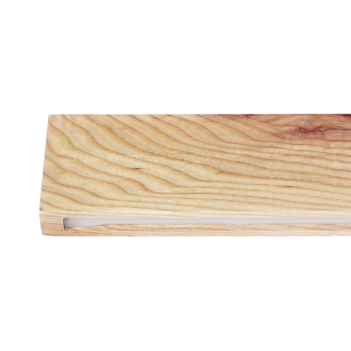 Ash Wood Tricolour LED Linear Pendant - Langtoft