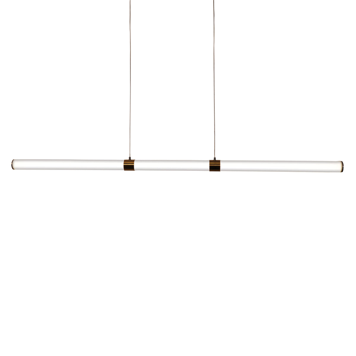 Opal Matt Tricolour LED Linear Pendant - Kallita Bronze