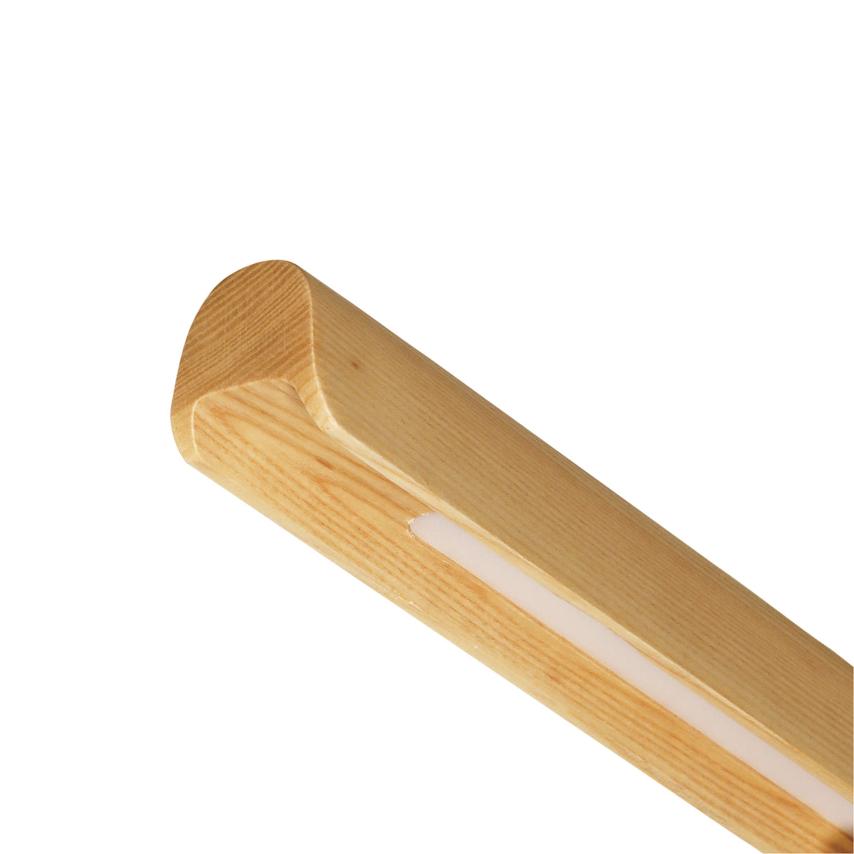 Ash Wood Tricolour LED Linear Pendant - Kerf.150