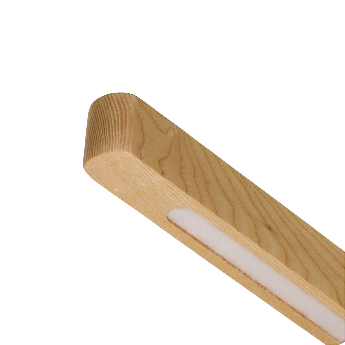 Ash Wood Tricolour LED Linear Pendant - Alpha.150