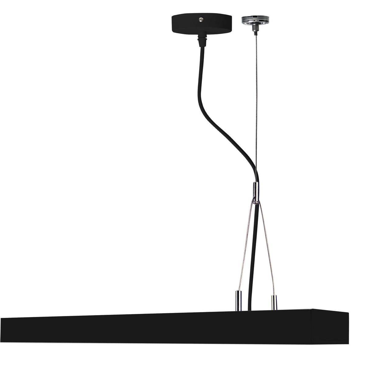 Use with the Vana Surface Mount Ceiling Light - Vana Suspension Black
