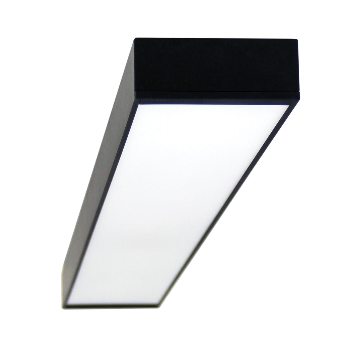 50W Tricolour LED Surface Mount Linear Light - Vana 150 CTS Black