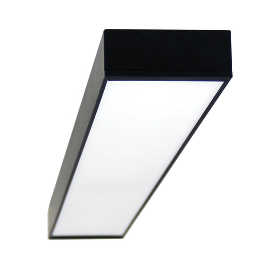 50W Tricolour LED Surface Mount Linear Light - Vana 150 CTS Black