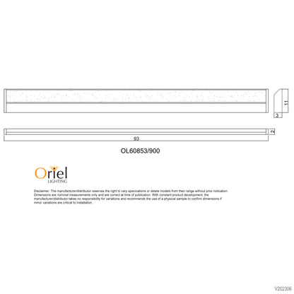 90cm Tricolour LED Vanity Light - Mode.90 Cts