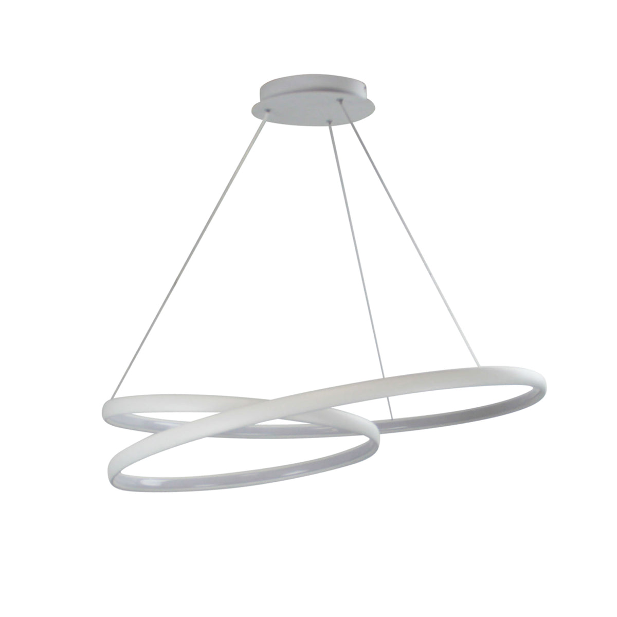 Modern LED Spiral Pendant - Infinity 4000K White