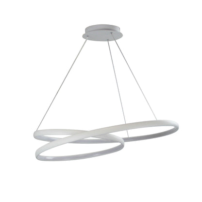 Modern LED Spiral Pendant - Infinity 4000K White