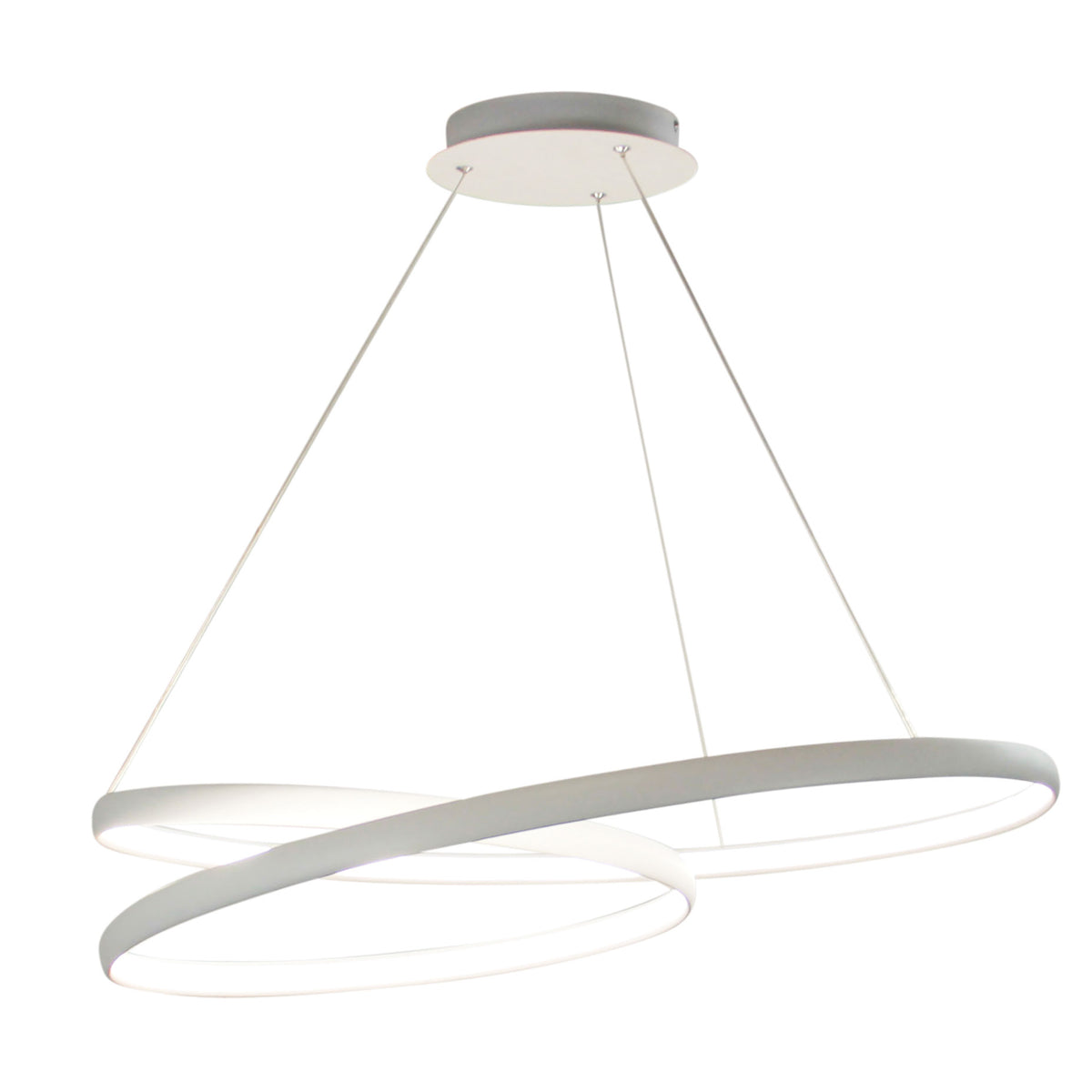 Modern LED Spiral Pendant - Infinity 4000K White