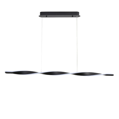 Tricolour LED Pendant Black - Aeon