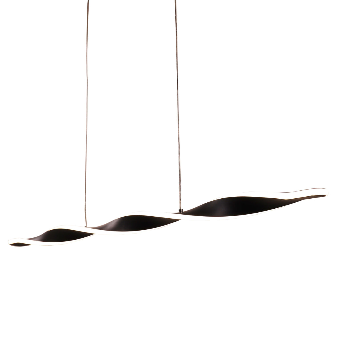 Tricolour LED Pendant Black - Aeon
