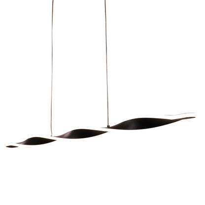 Tricolour LED Pendant Black - Aeon