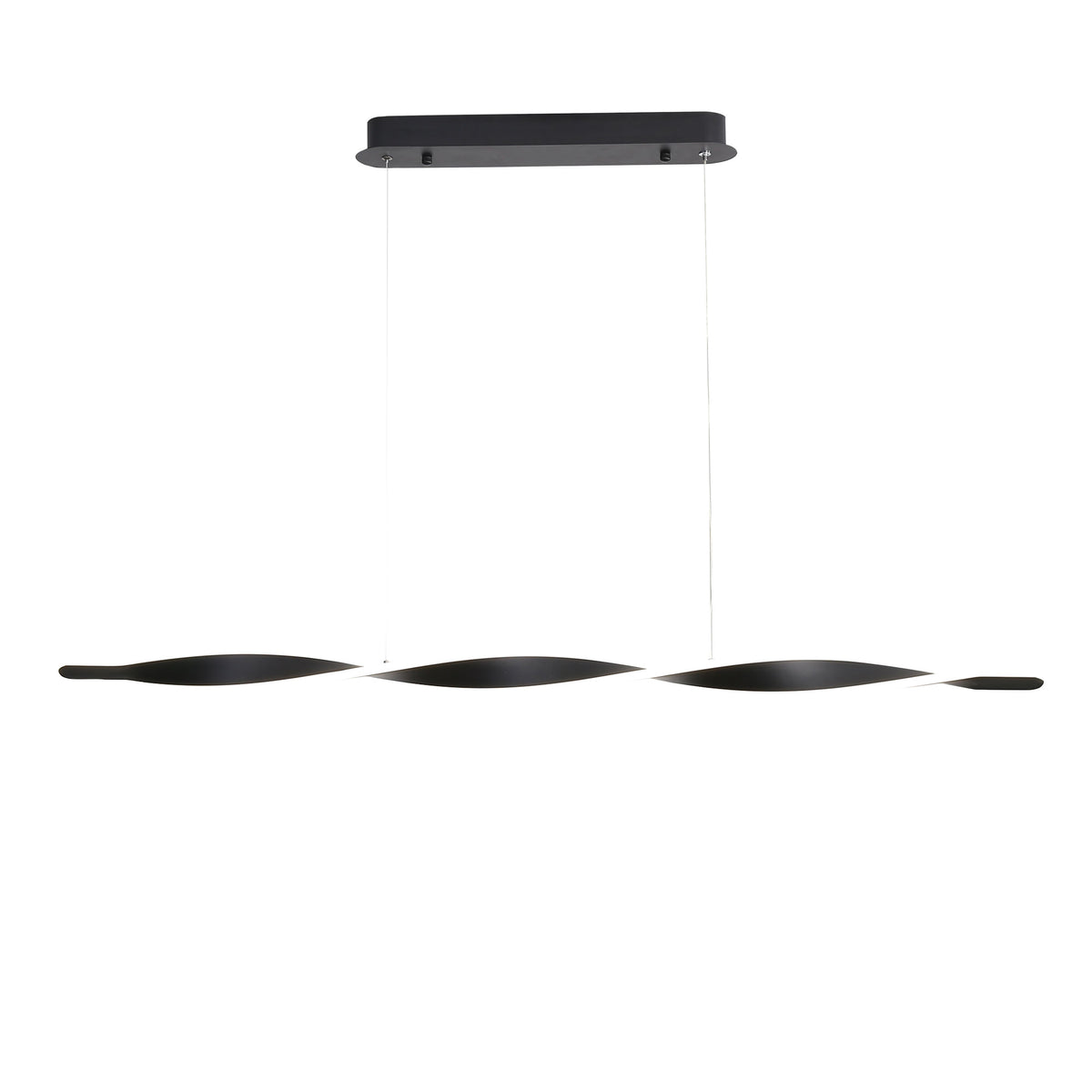 Tricolour LED Pendant Black - Aeon