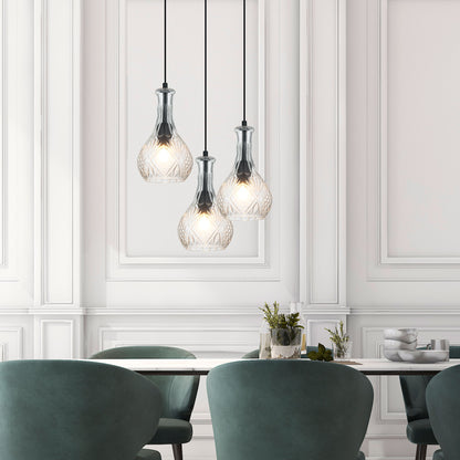Retro Vintage Cut Glass Pendant - Decant 1
