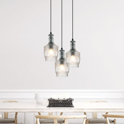 Retro Vintage Cut Glass Pendant - Decant 3