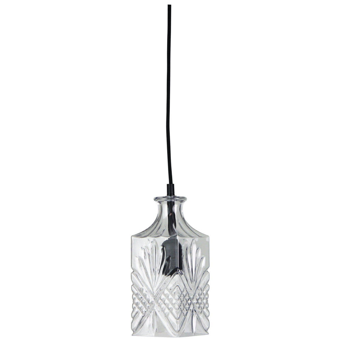 Retro Vintage Cut Glass Pendant - Decant 4
