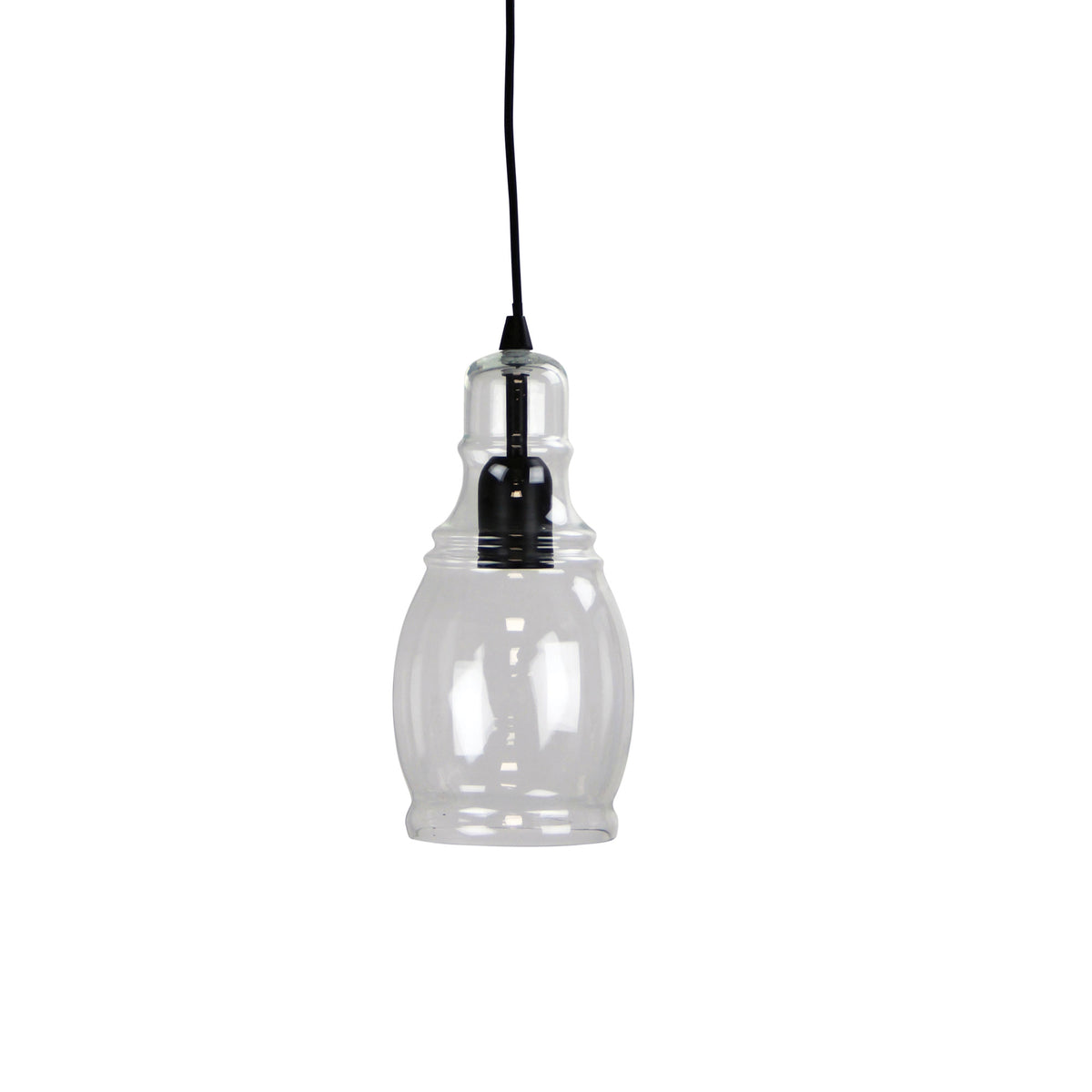 Clear Glass Single Pendant - Auburn.1