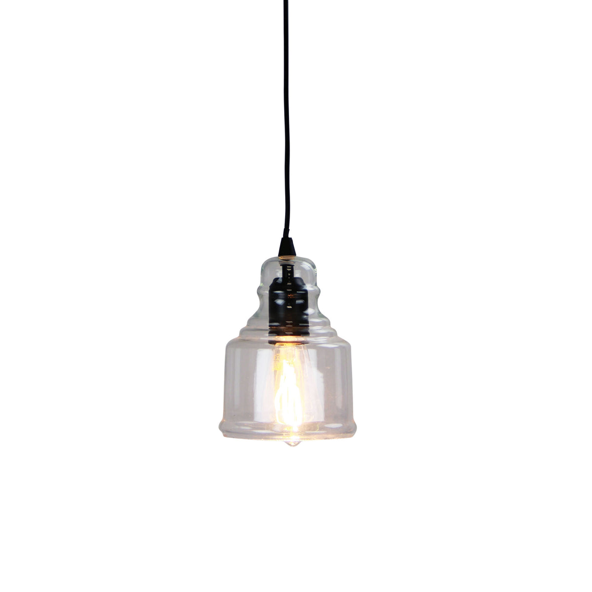 Clear Glass Single Pendant - Auburn.2