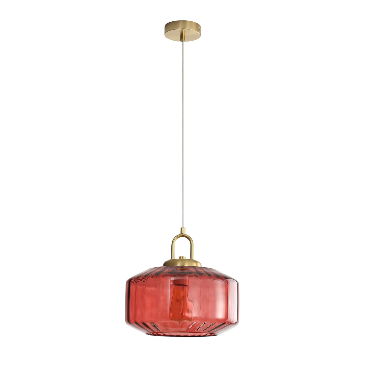 Geometric Glass Pendant - Clarise Rose